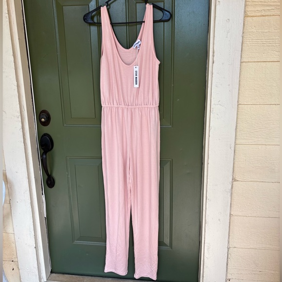 Steve Madden Pants - Steve Madden Sleeveless French Terry Jumpsuit Small $89